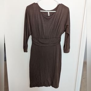 Brownish Fitted Dress